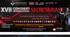 Desktop Screenshot of congresosecretarias.com
